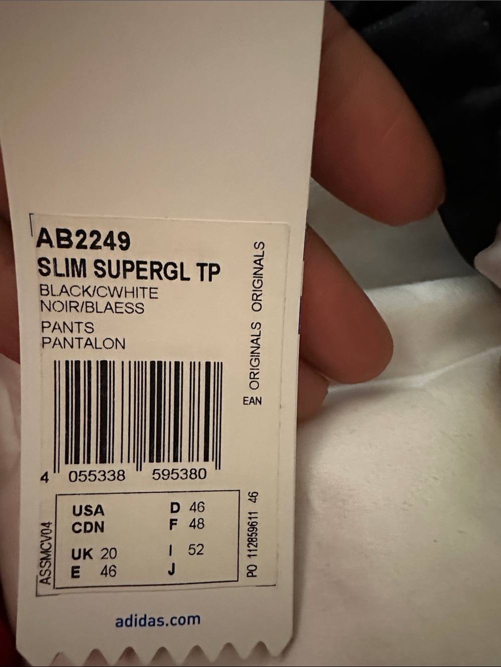 adidas  Black Polka Dot Track Pants - Picture 6 of 6